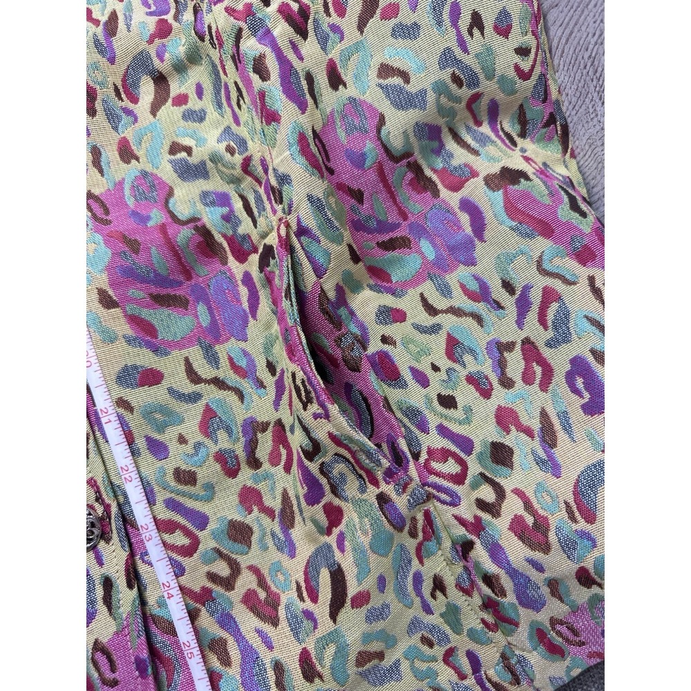 Tudor Court Womens Jacket L Decorative Buttons Vibrant Multicolor Spring Easter - Picture 8 of 9